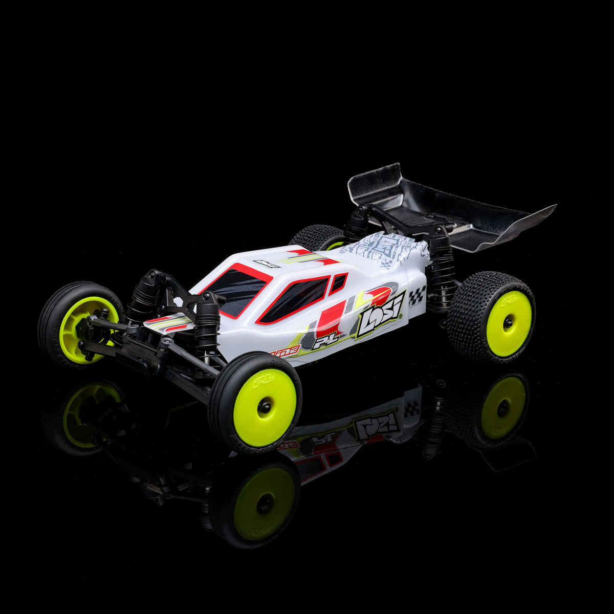 1/24 Micro-B 2WD Buggy Ready to Run (White) (LOS00007T1)_25