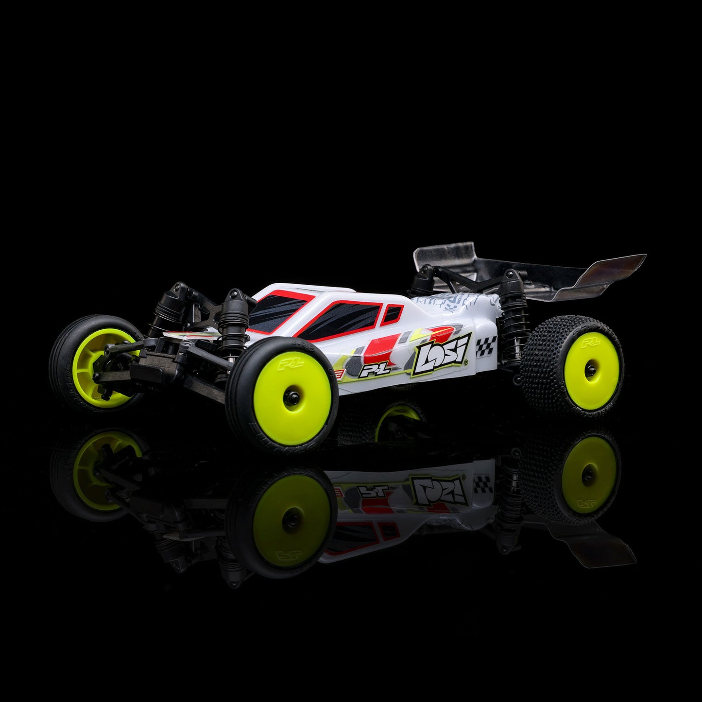 1/24 Micro-B 2WD Buggy Ready to Run (White) (LOS00007T1)_3