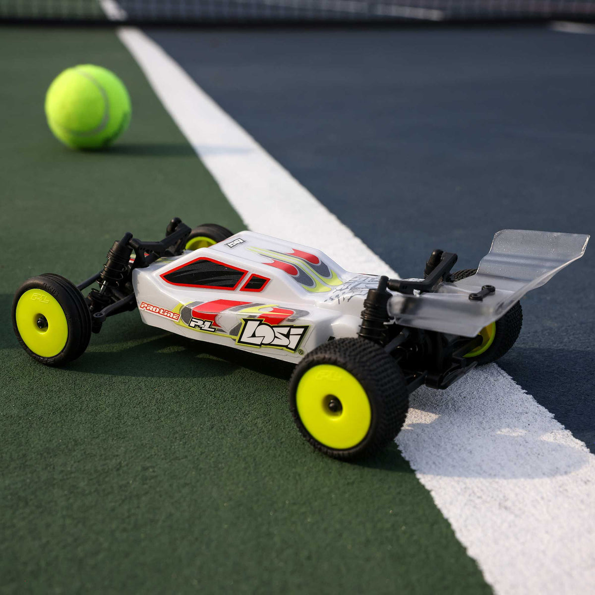 1/24 Micro-B 2WD Buggy Ready to Run (White) (LOS00007T1)_11