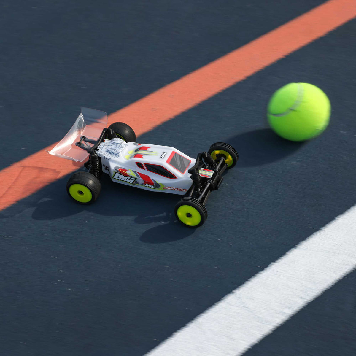 1/24 Micro-B 2WD Buggy Ready to Run (White) (LOS00007T1)_6