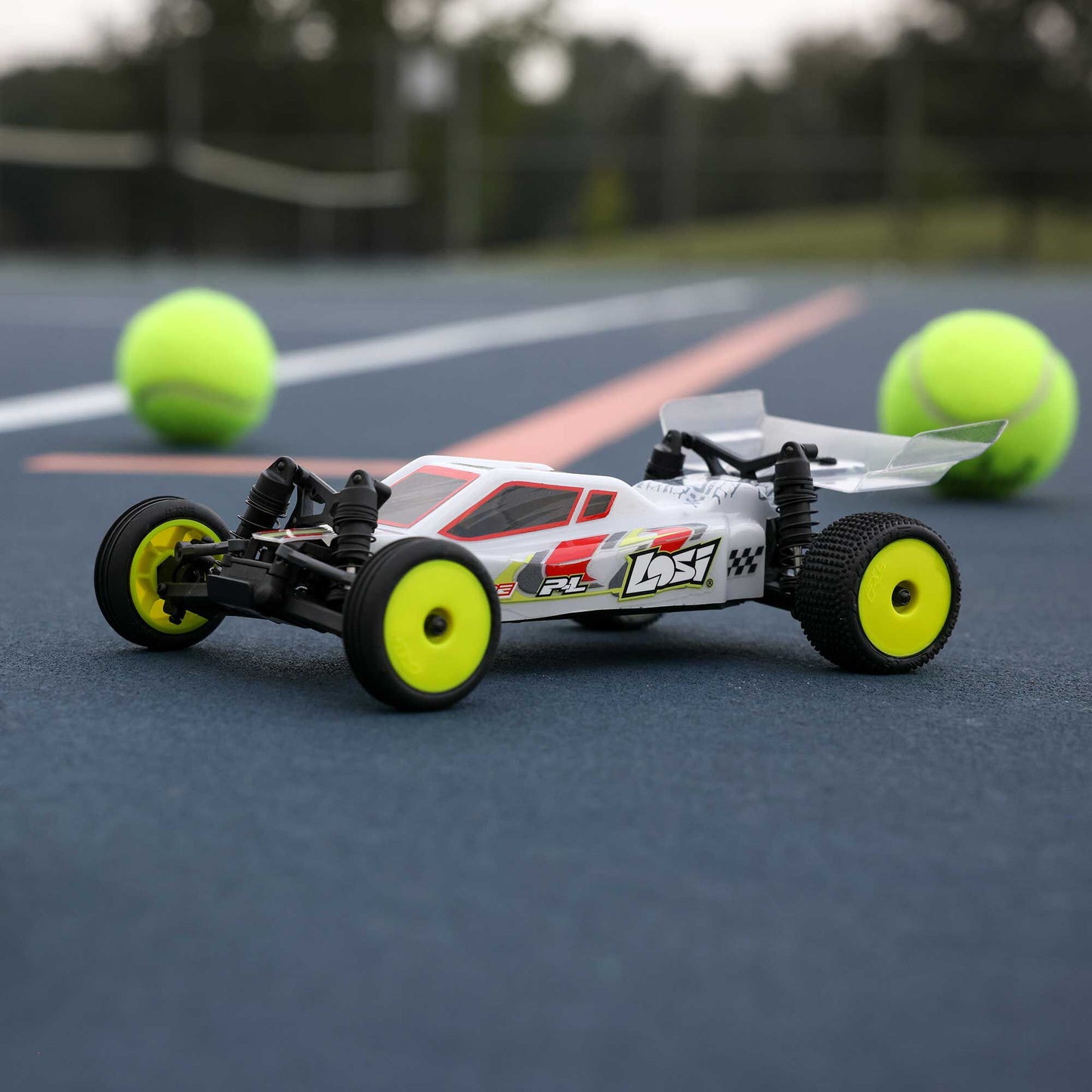 1/24 Micro-B 2WD Buggy Ready to Run (White) (LOS00007T1)_8
