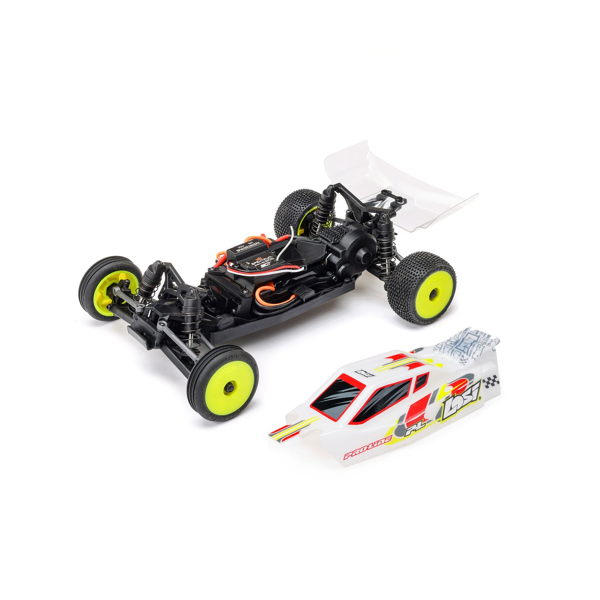 1/24 Micro-B 2WD Buggy Ready to Run (White) (LOS00007T1)_15