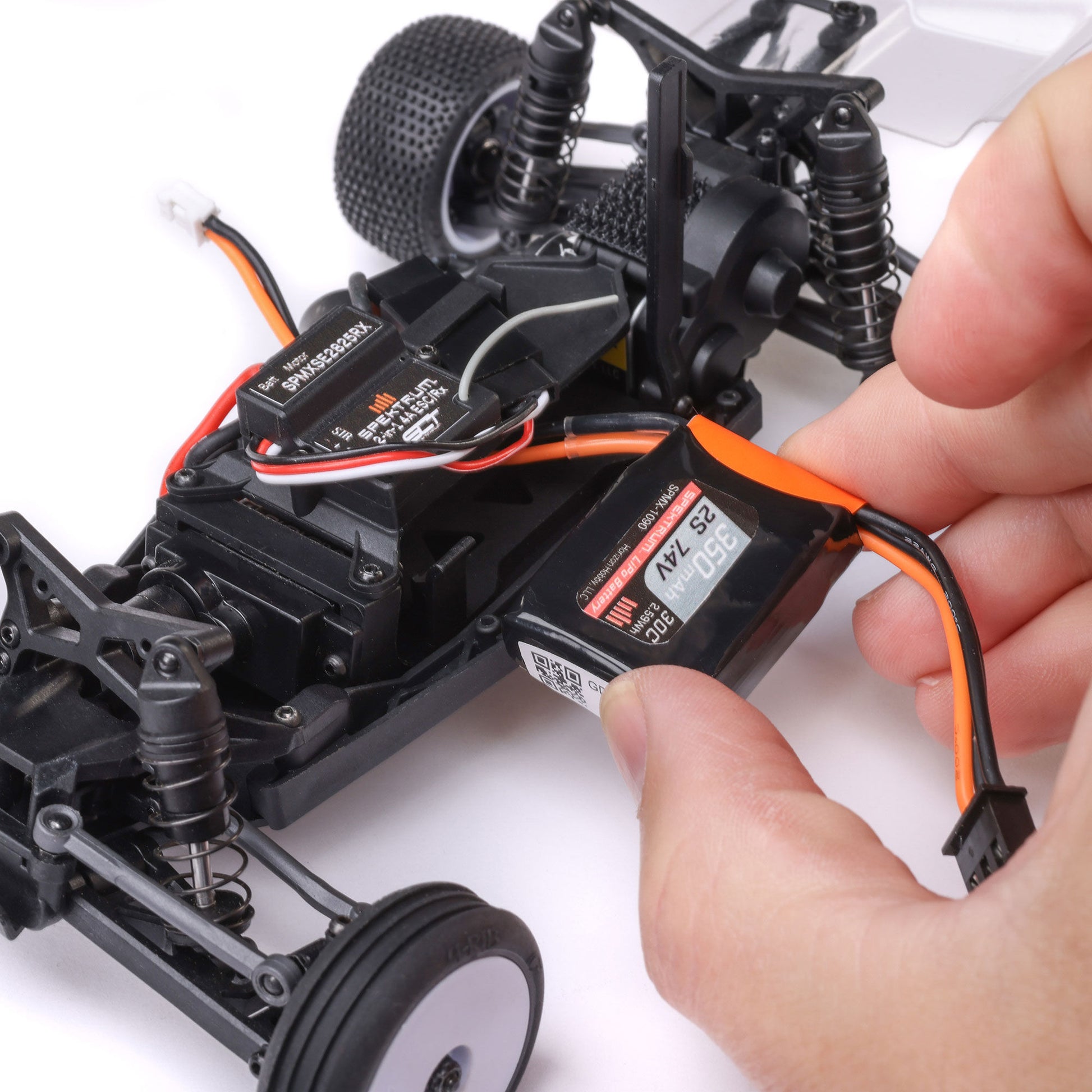 1/24 Micro-B 2WD Buggy Ready to Run (White) (LOS00007T1)_13