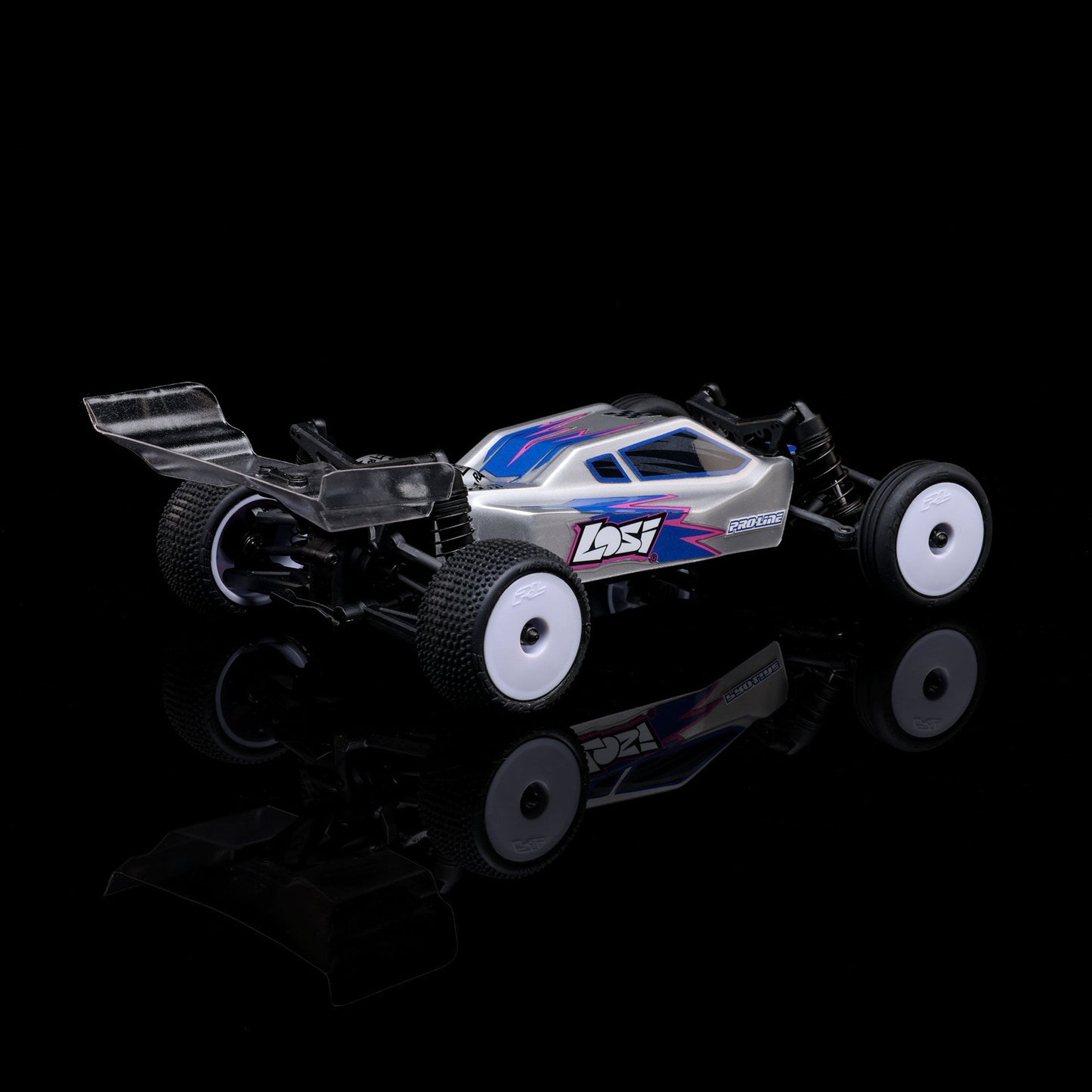 Micro-B 2WD Buggy Silver RTR