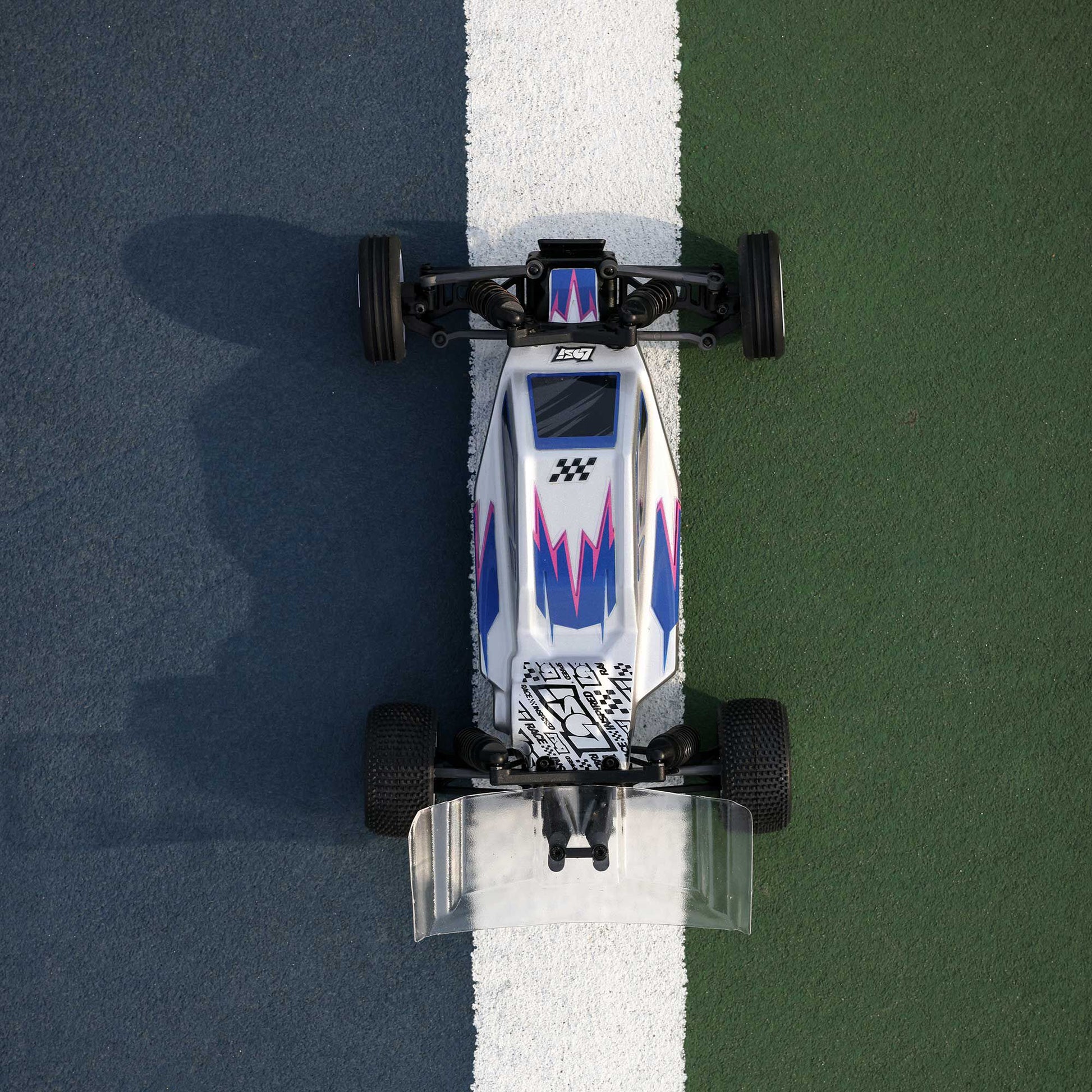 1/24 Micro-B 2WD Buggy Ready to Run (Silver) (LOS00007T2)_23