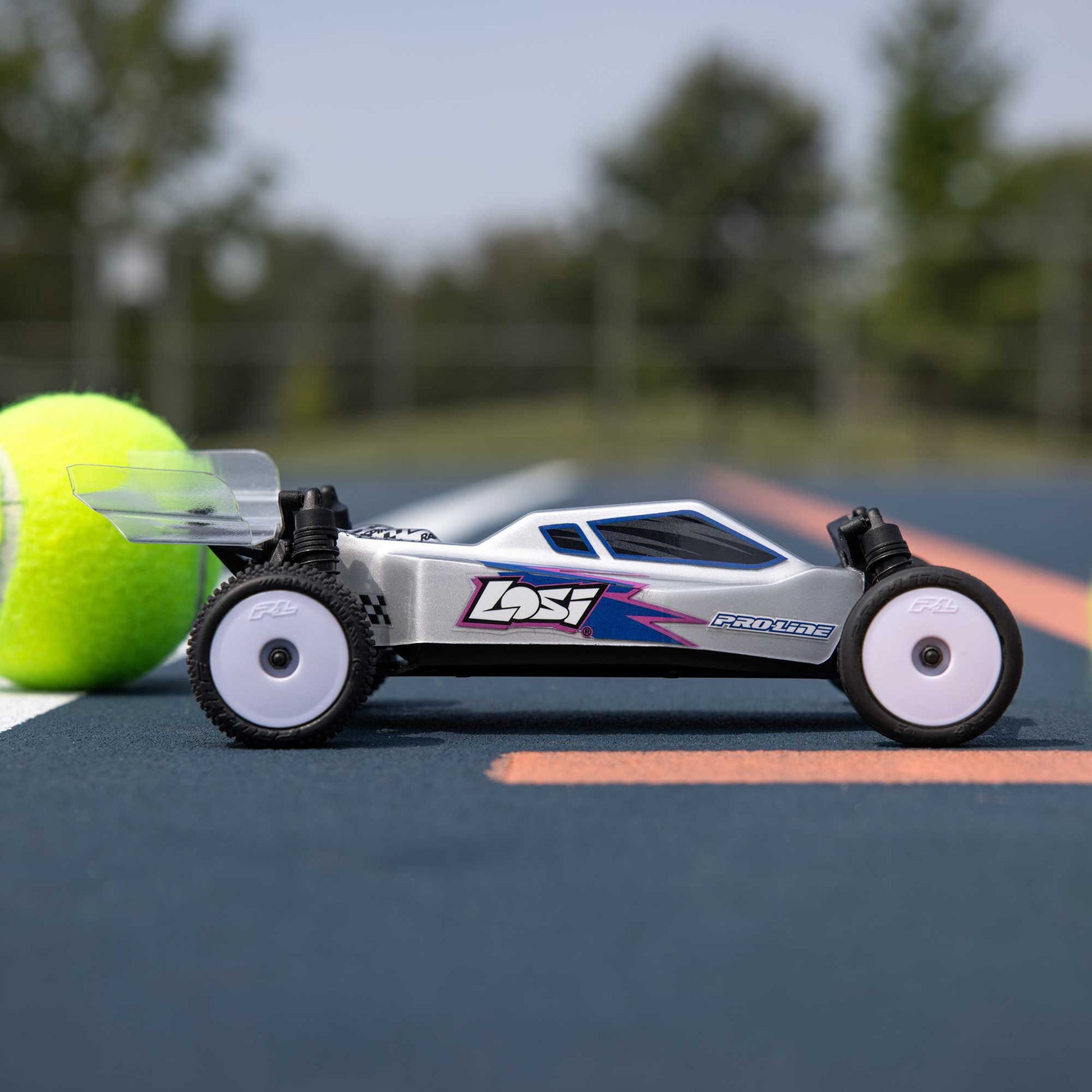 1/24 Micro-B 2WD Buggy Ready to Run (Silver) (LOS00007T2)_35