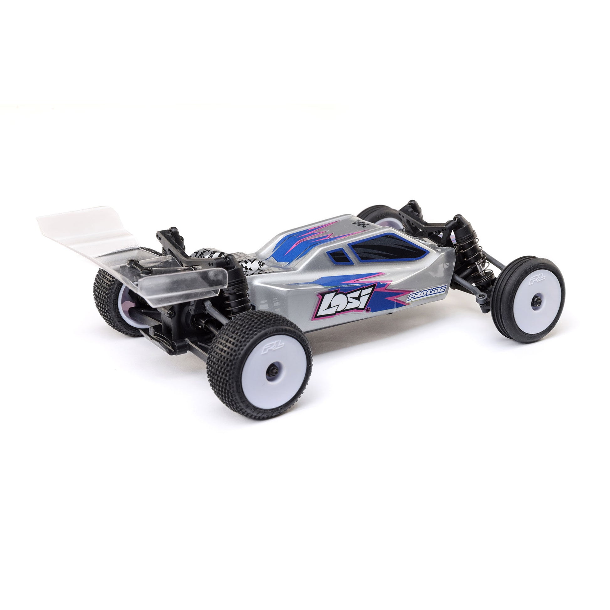1/24 Micro-B 2WD Buggy Ready to Run (Silver) (LOS00007T2)_19