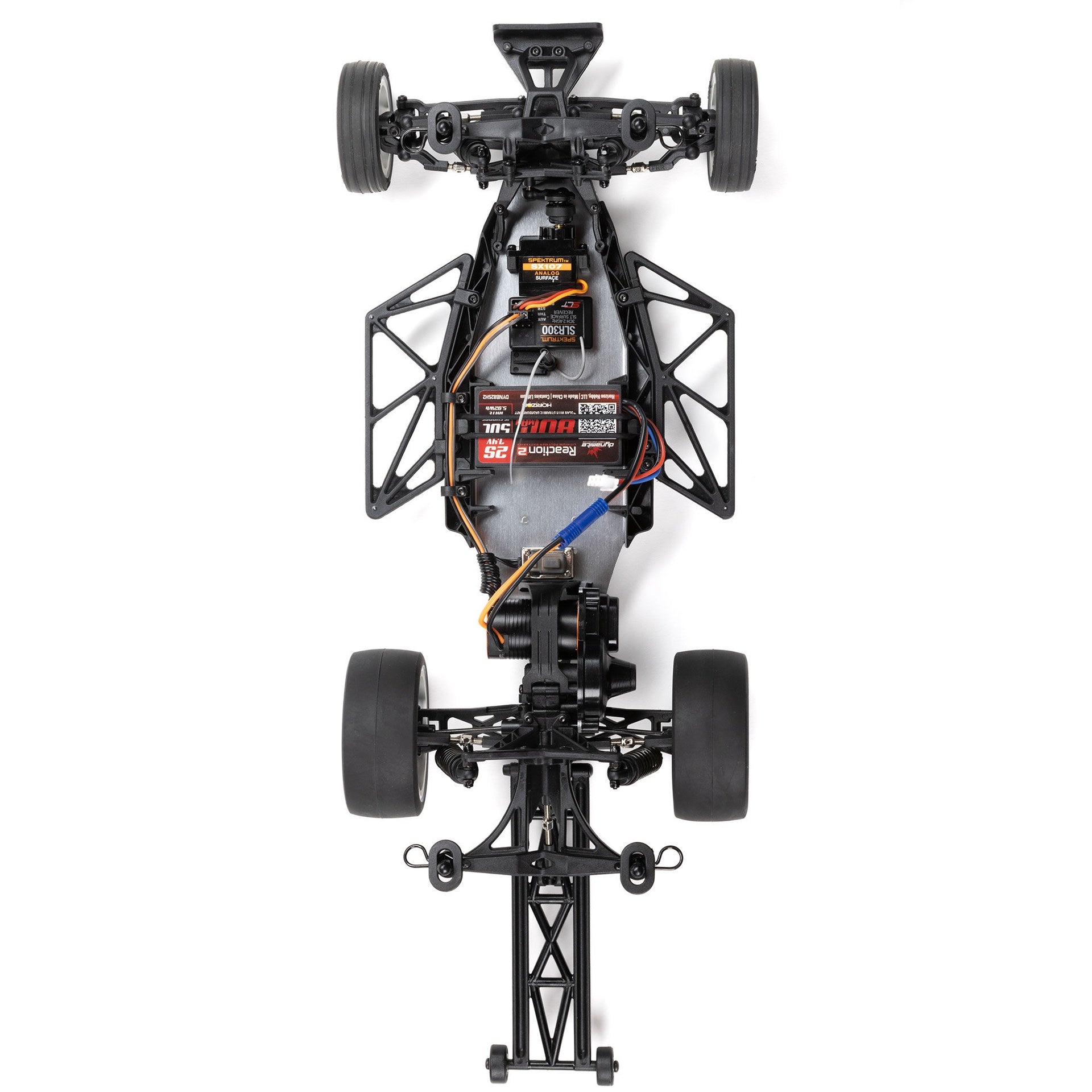 1/16 1970 Chevelle Mini Drag Car Ready to Run (Black) (LOS01023T2