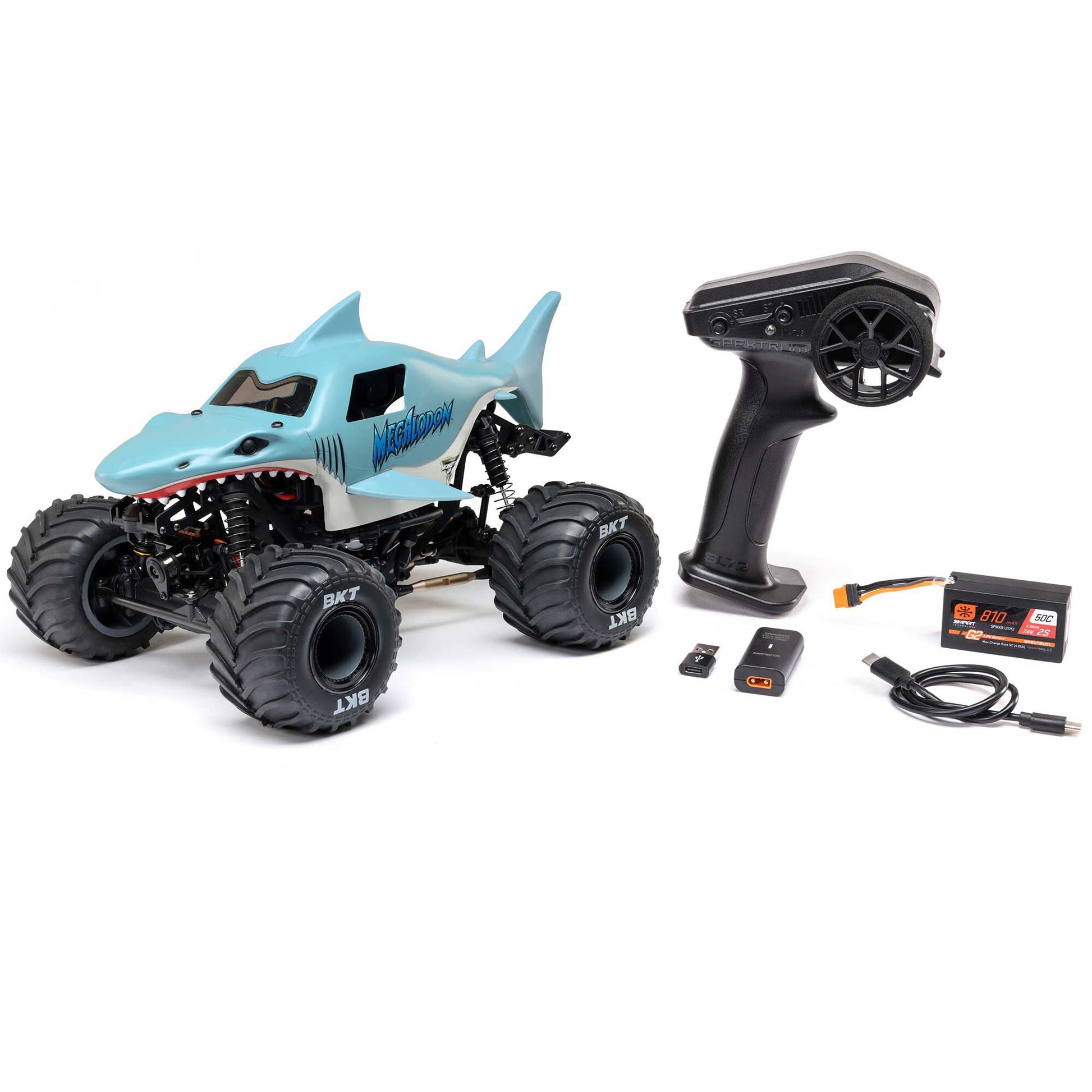 1/18 Mini-LMT Ready to Run with Battery and Charger (Megalodon) (LOS01026T3)_1
