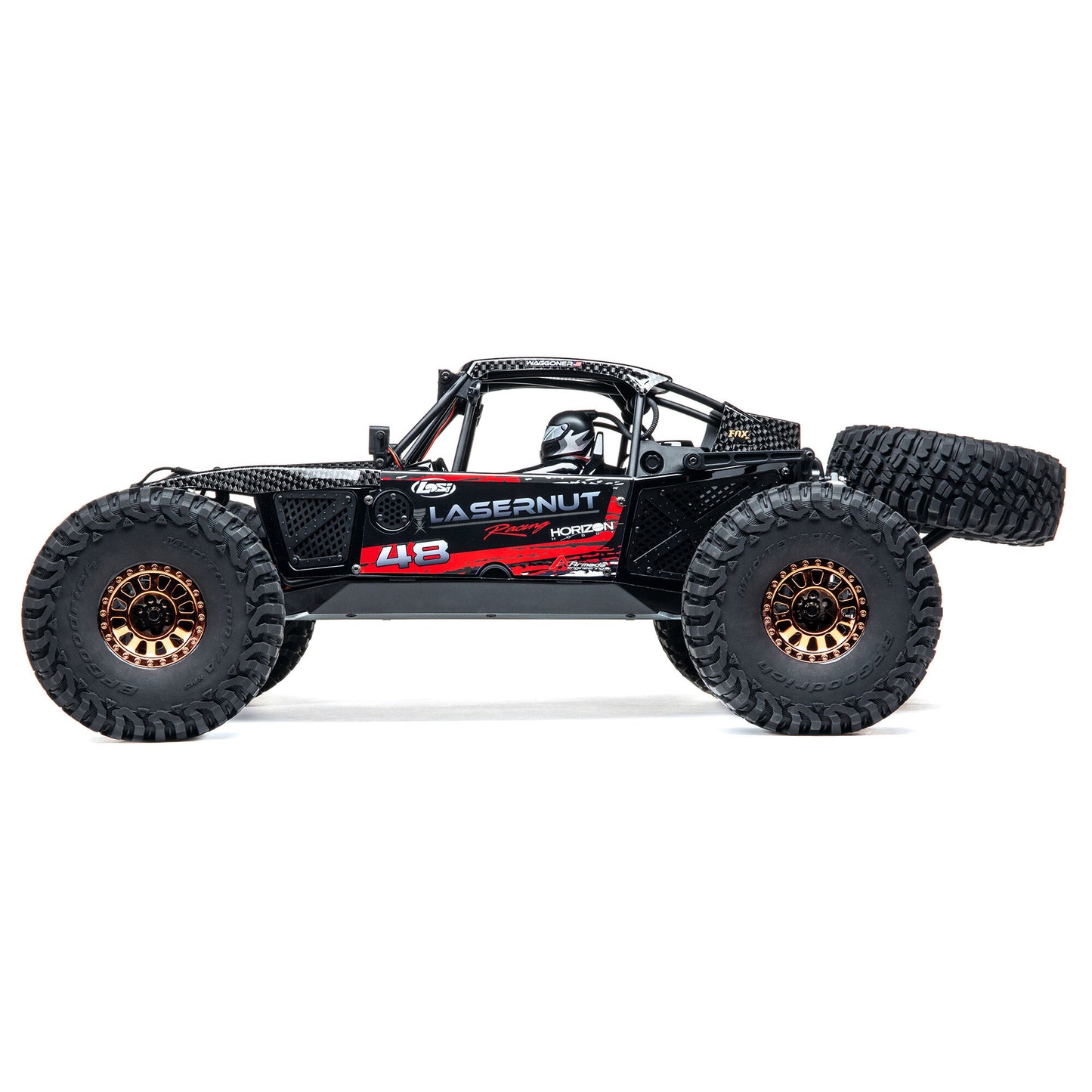 1/10 Lasernut U4 Ready to Run (Black) (LOS03028T2)