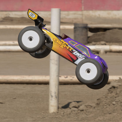 1/8 Nitro 8IGHT-T Ready to Run (Purple/Yellow) (LOS04011V2)
