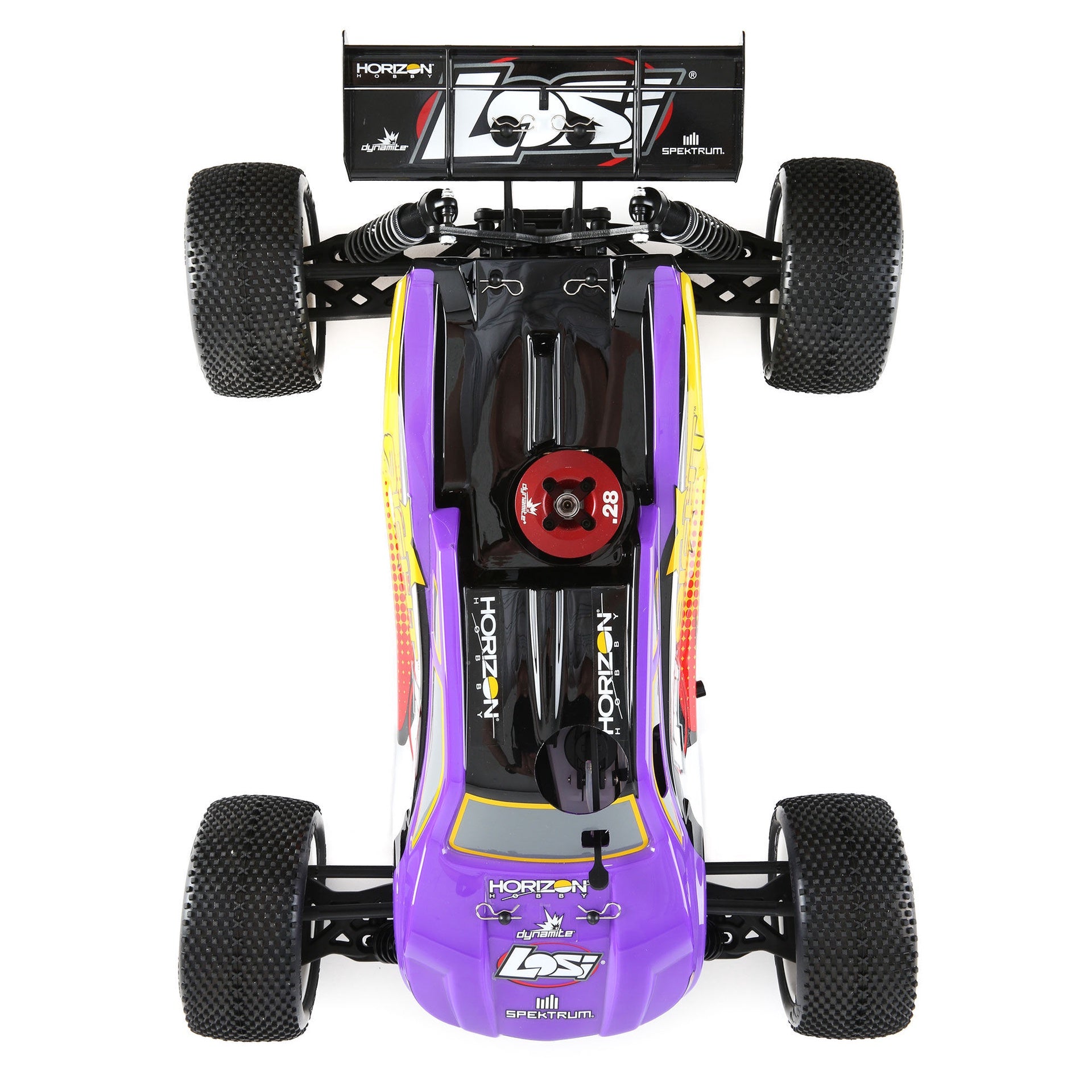 1/8 Nitro 8IGHT-T Ready to Run (Purple/Yellow) (LOS04011V2)