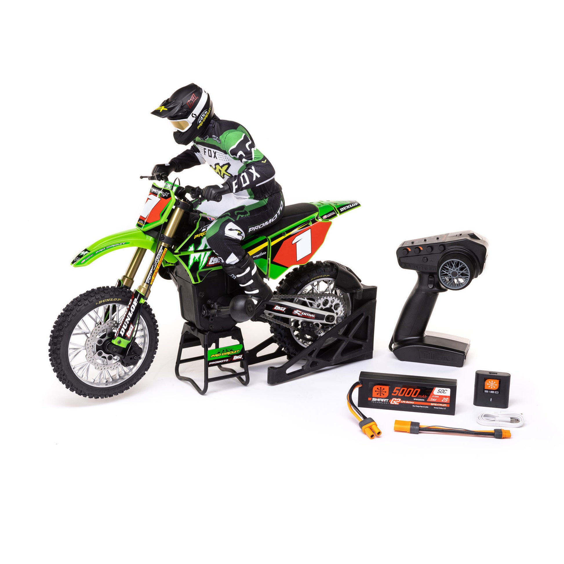 1/4 Promoto-MX Ready to Run with Battery and Charger (Pro Circuit) (LOS06002)_9