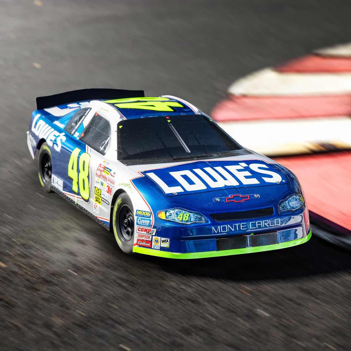 1/12 NASCAR RC Racecar Ready to Run with Battery and Charger (Jimmie Johnson #24 Lowes 2006 Chevrolet Monte Carlo) (LOS1120248)_14