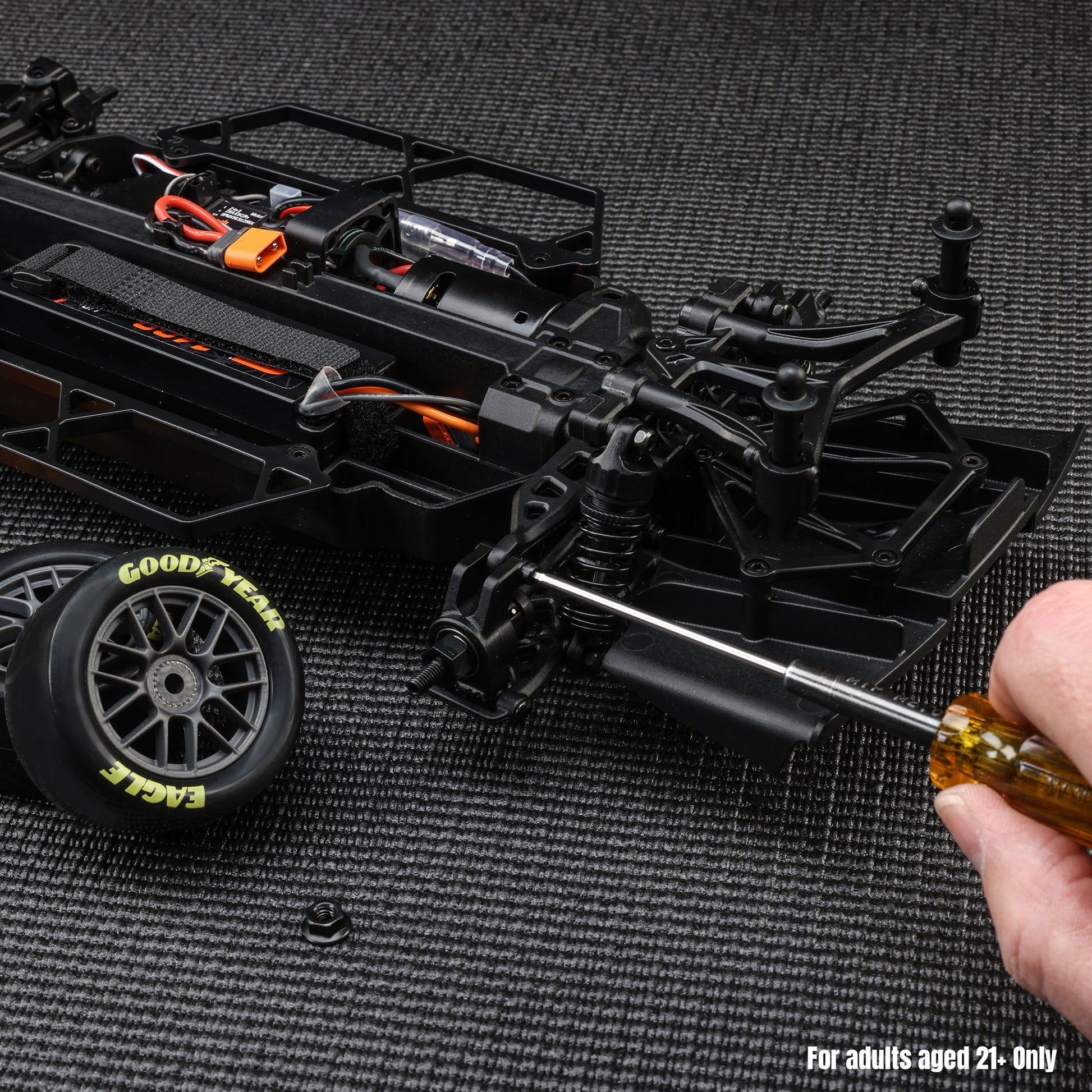 1/12 NASCAR RC Racecar Ready to Run with Battery and Charger (Ross Chastain #1 Busch Light 2025 Chevrolet Camaro ZL1) (LOS1122501)_23