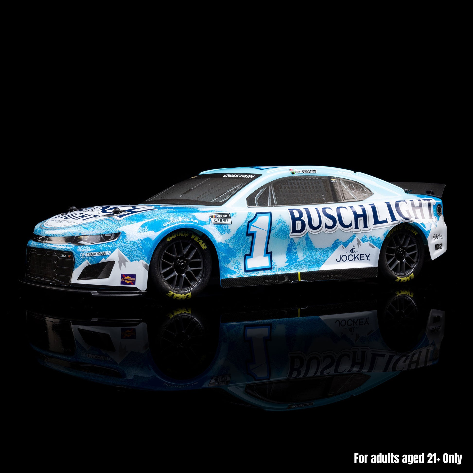 1/12 NASCAR RC Racecar Ready to Run with Battery and Charger (Ross Chastain #1 Busch Light 2025 Chevrolet Camaro ZL1) (LOS1122501)_17