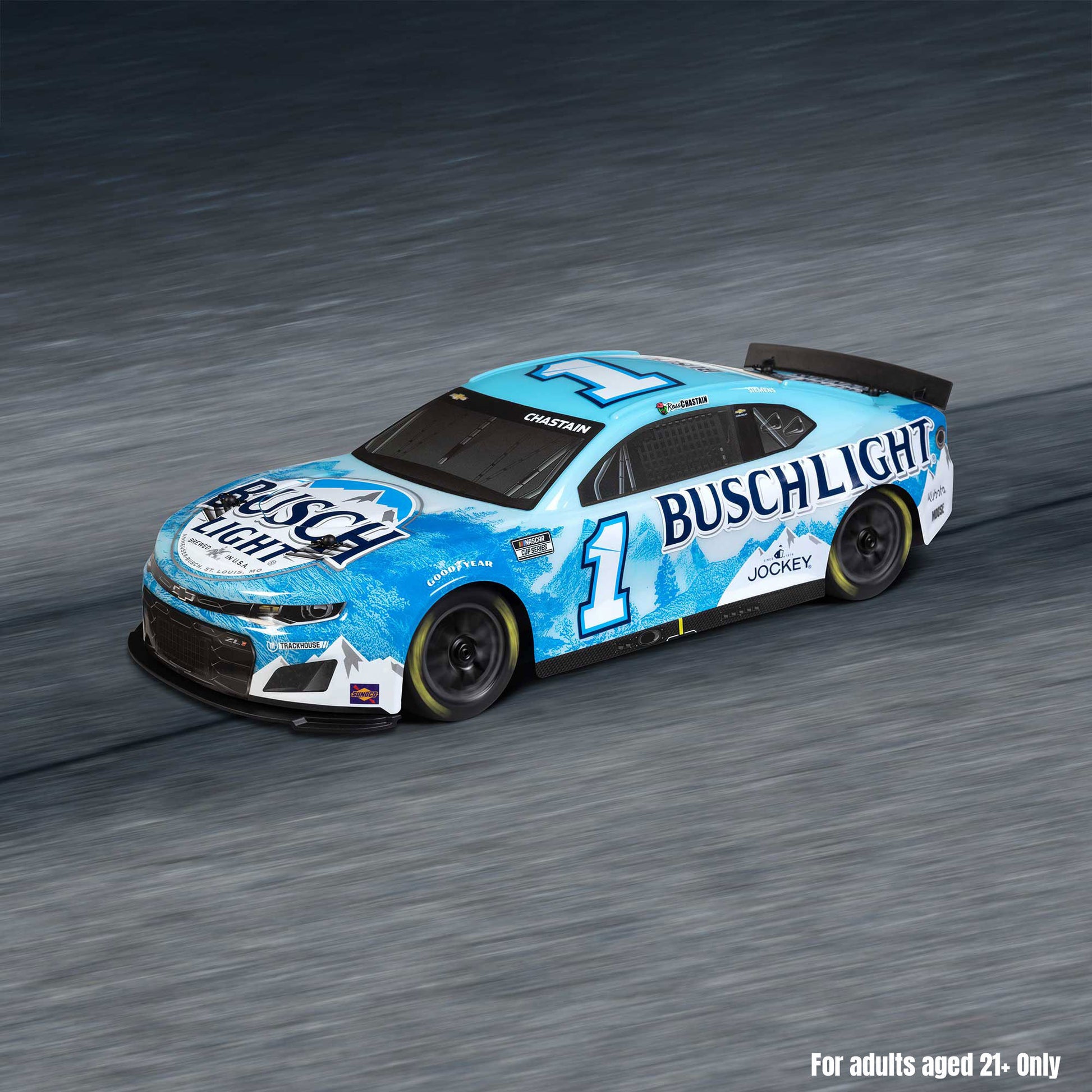 1/12 NASCAR RC Racecar Ready to Run with Battery and Charger (Ross Chastain #1 Busch Light 2025 Chevrolet Camaro ZL1) (LOS1122501)_4