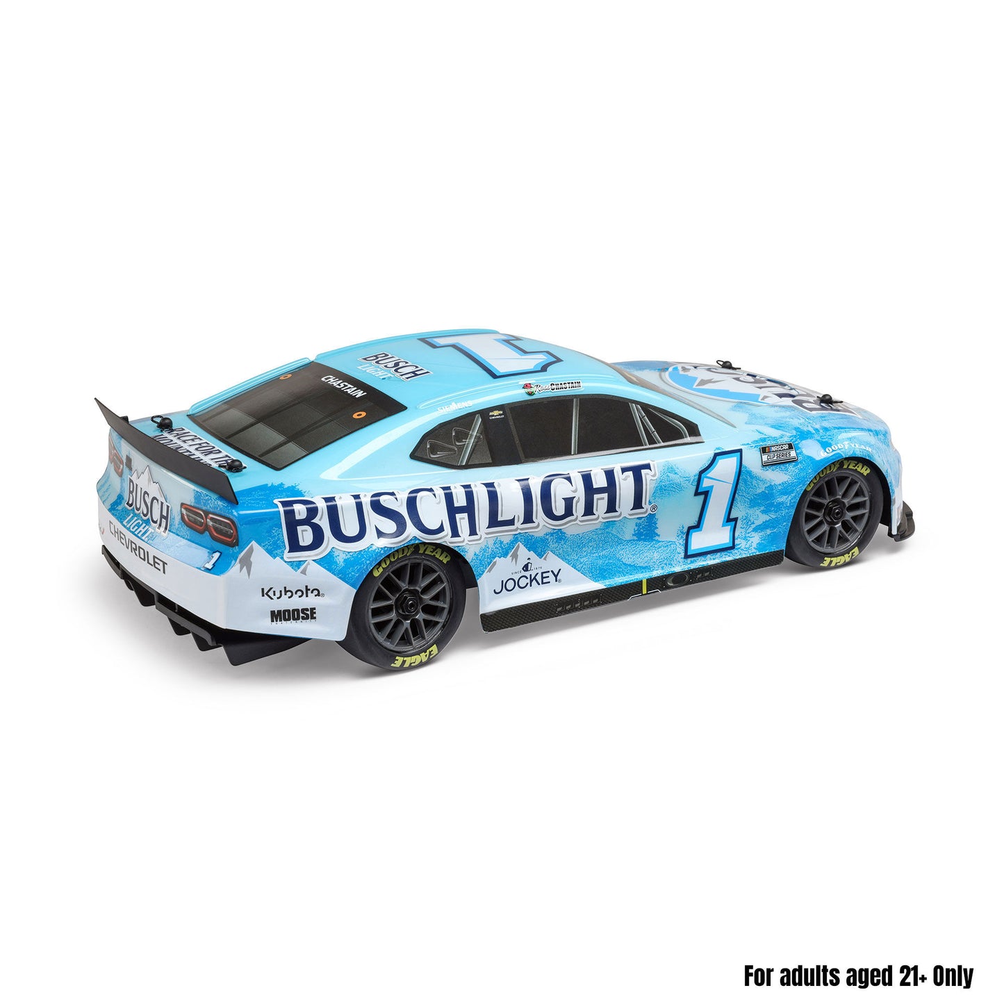 1/12 NASCAR RC Racecar Ready to Run with Battery and Charger (Ross Chastain #1 Busch Light 2025 Chevrolet Camaro ZL1) (LOS1122501)_16