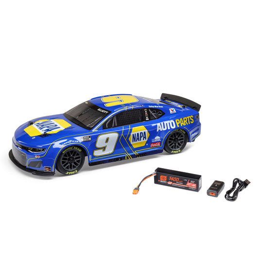 1/12 NASCAR RC Racecar Ready to Run with Battery and Charger (Chase Elliott #9 NAPA 2025 Chevrolet Camaro ZL1) (LOS1122509)_1