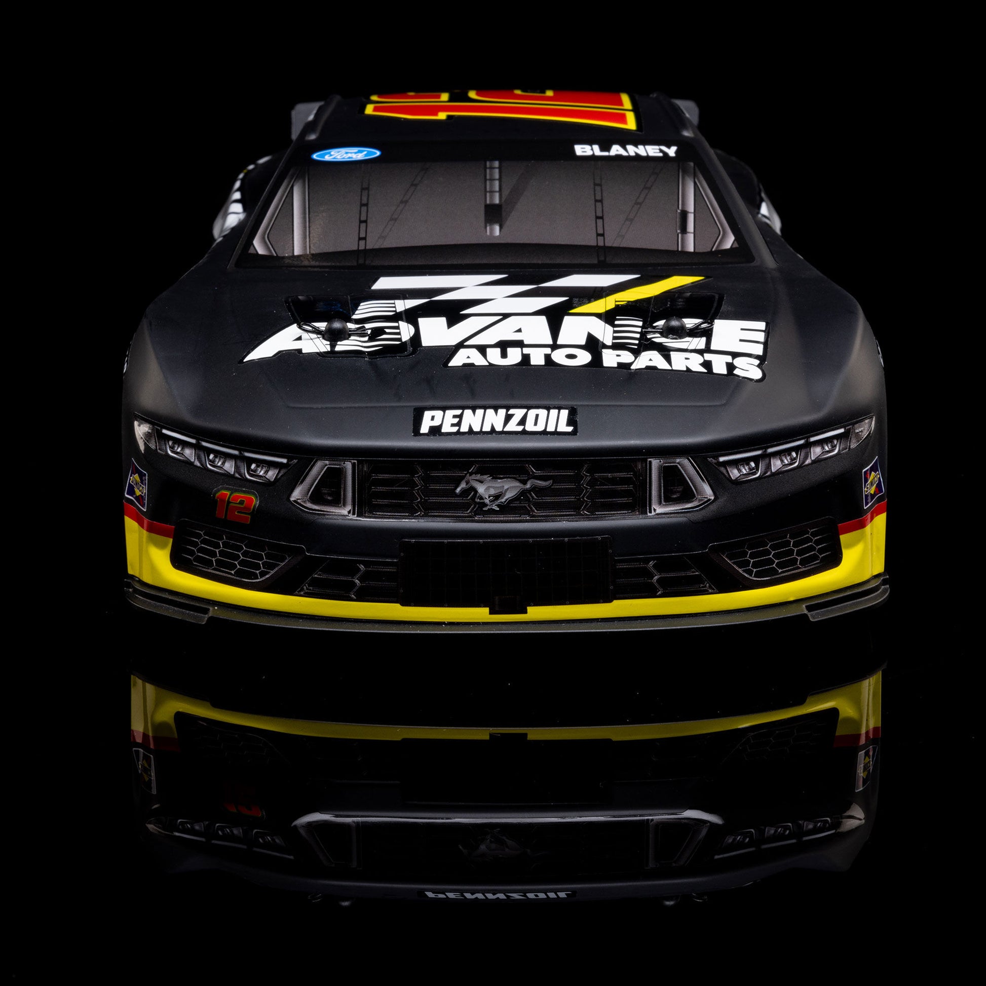 1/12 NASCAR RC Racecar Ready to Run with Battery and Charger (Ryan Blaney #12 Advanced Auto 2025 Ford Mustang) (LOS1122512)_13