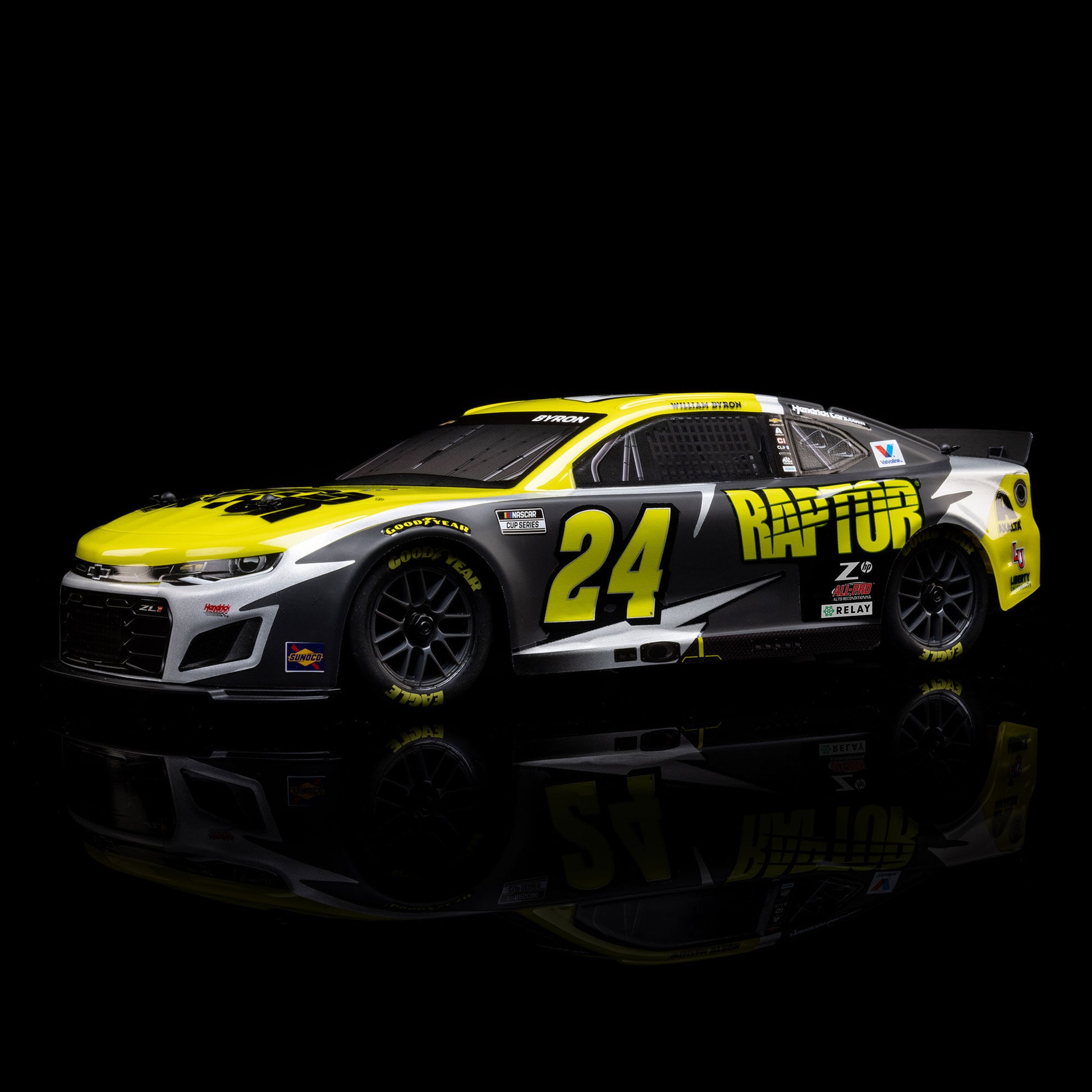 1/12 NASCAR RC Racecar Ready to Run with Battery and Charger (William Byron #24 Raptor Chevrolet Camaro ZL1) (LOS1122524)_13