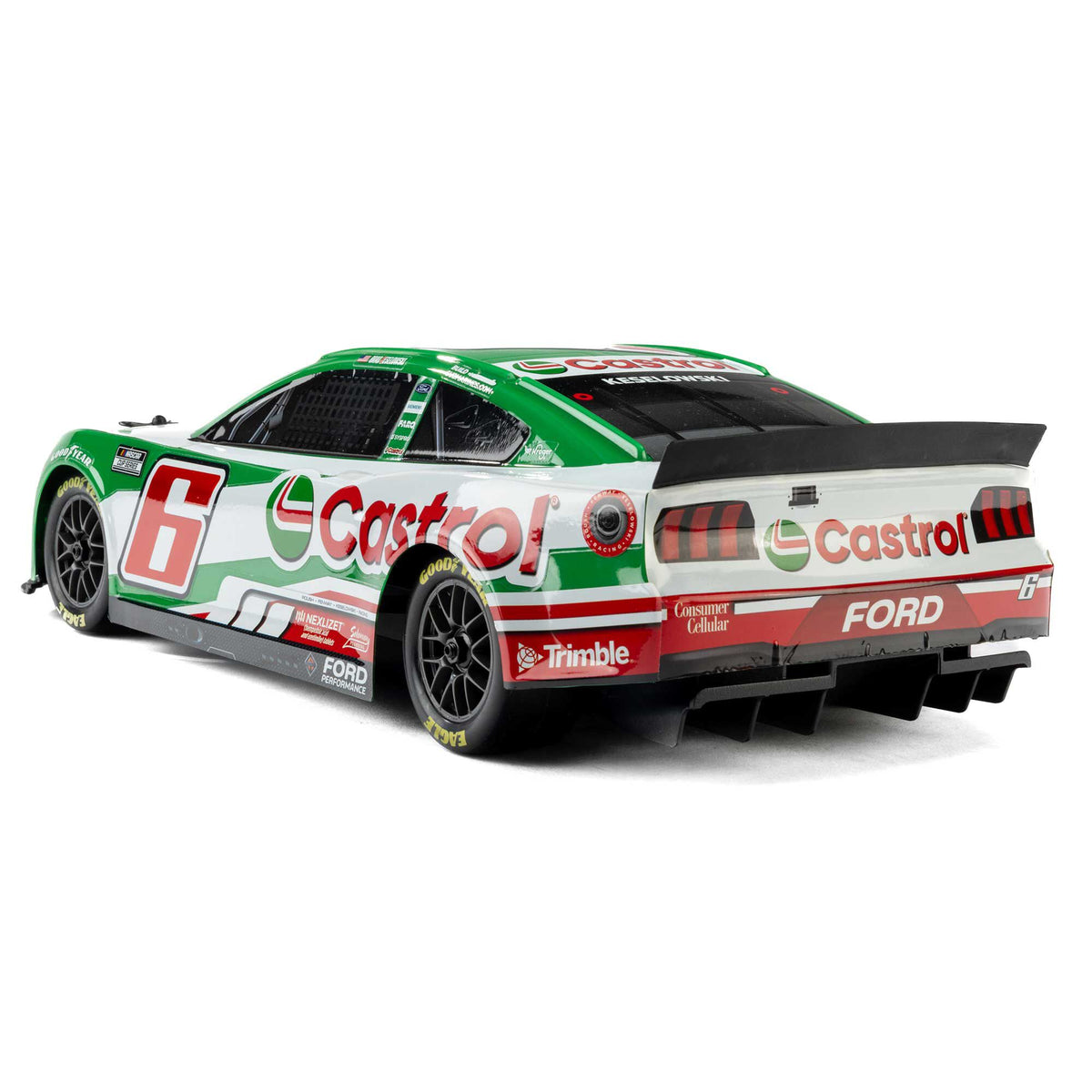 1/12 NASCAR RC Racecar Ready to Run with Battery and Charger (Brad Keselowski #6 Castrol 2026 Ford Mustang) (LOS1122606)_19