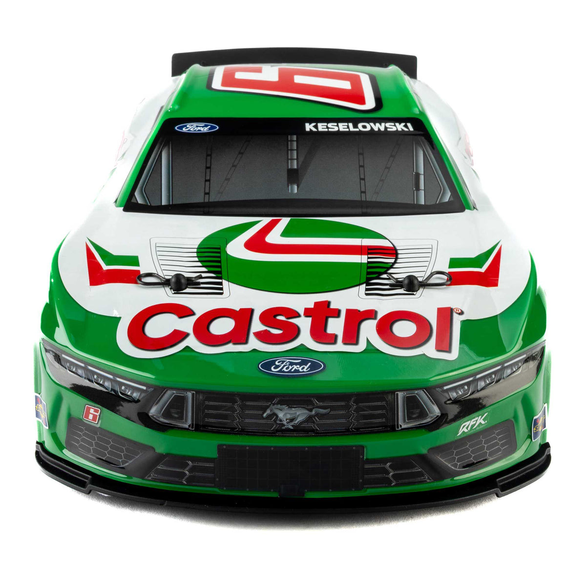 1/12 NASCAR RC Racecar Ready to Run with Battery and Charger (Brad Keselowski #6 Castrol 2026 Ford Mustang) (LOS1122606)_4