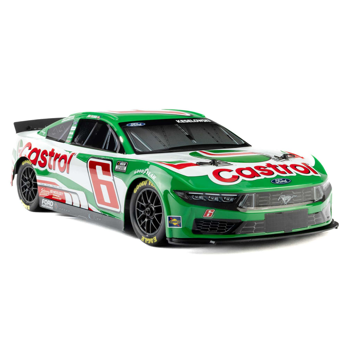 1/12 NASCAR RC Racecar Ready to Run with Battery and Charger (Brad Keselowski #6 Castrol 2026 Ford Mustang) (LOS1122606)_18