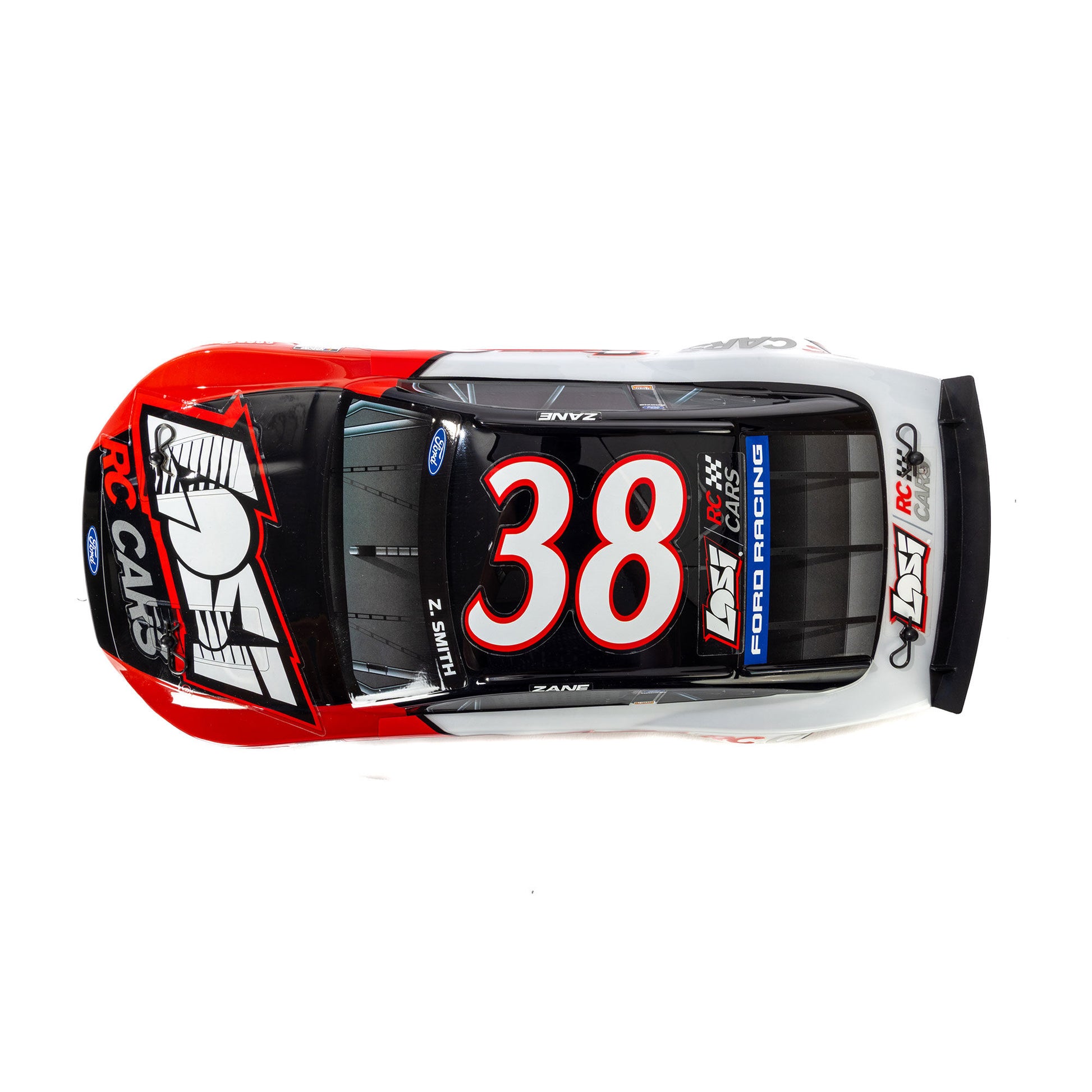 1/12 NASCAR RC Racecar Ready to Run with Battery and Charger (Zane Smith #38 Losi 2026 Ford Mustang) (LOS1122638)_4