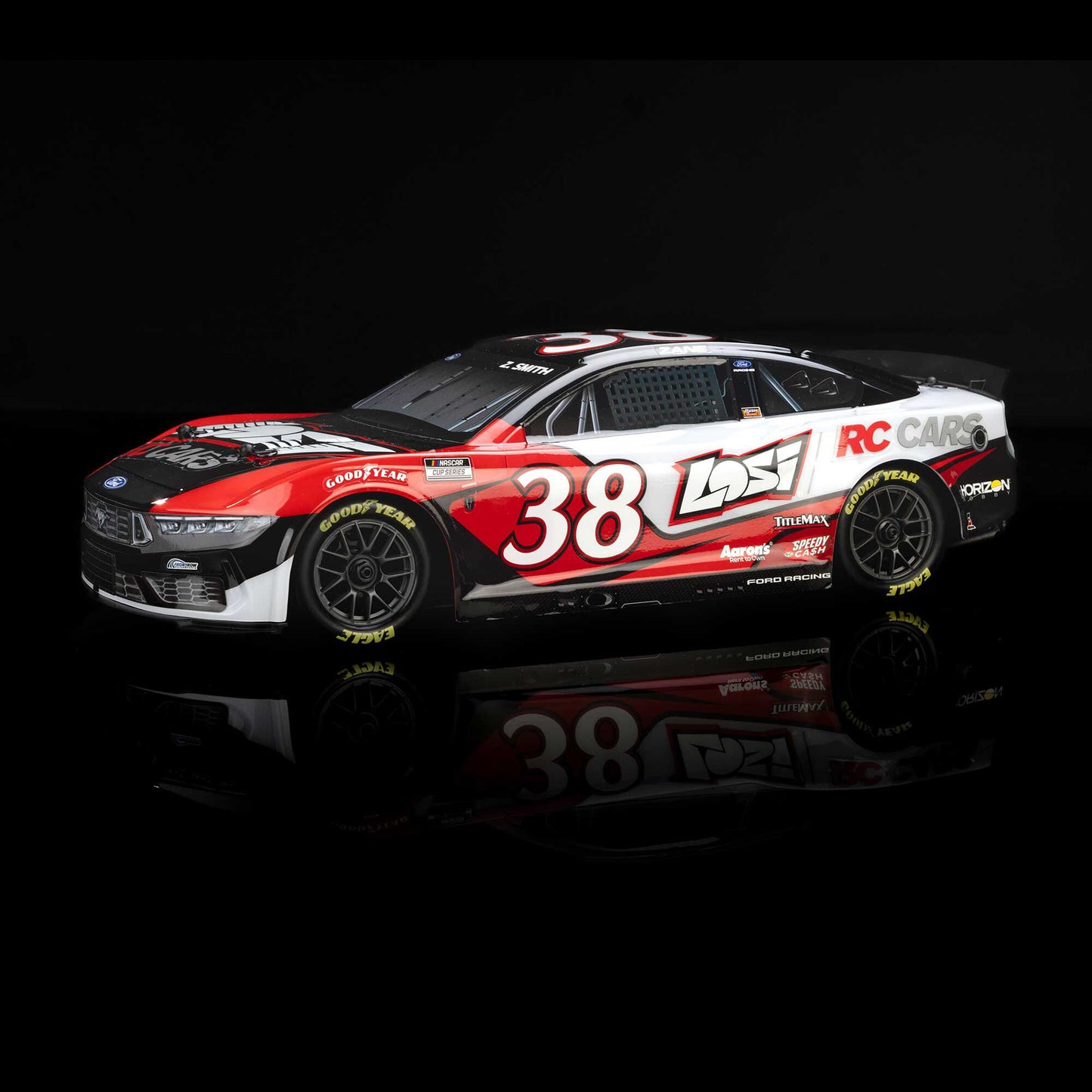 1/12 NASCAR RC Racecar Ready to Run with Battery and Charger (Zane Smith #38 Losi 2026 Ford Mustang) (LOS1122638)_3