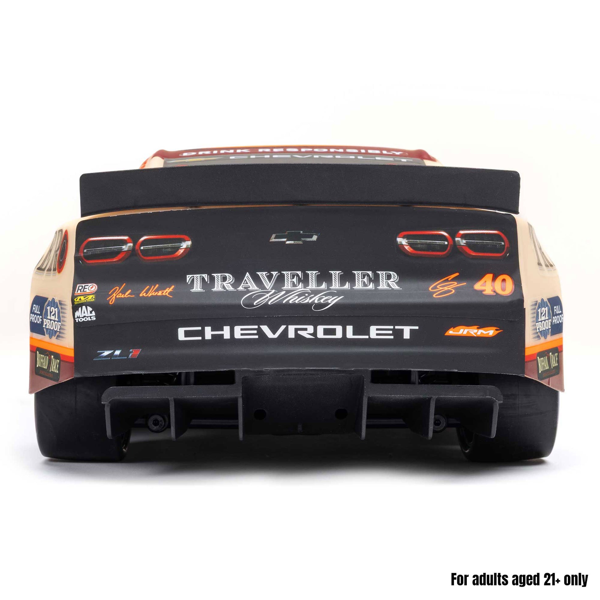 1/12 NASCAR RC Racecar Ready to Run with Battery and Charger (Justin Allgaier #40 Traveller Whiskey 2026 Chevrolet Camaro ZL1) (LOS1122640)_13
