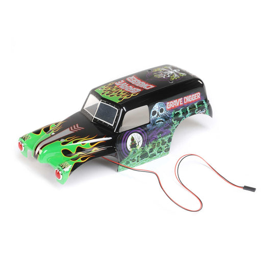 BODY SET/GRAVE DIGGER PAINTED MINI LMT