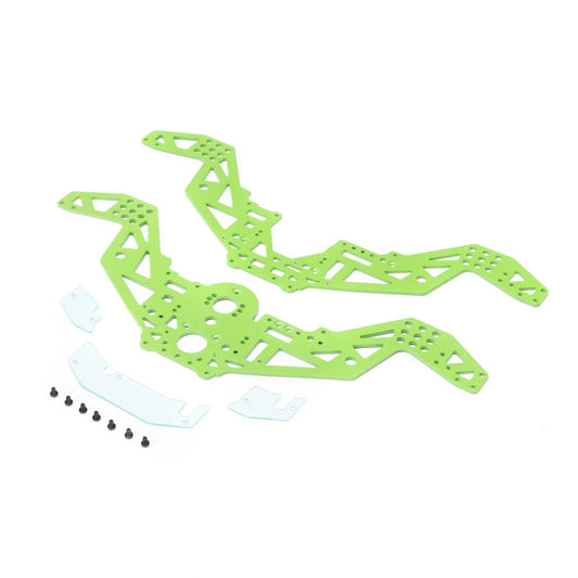 Chassis Plate Set Green for Mini LMT (LOS211052)