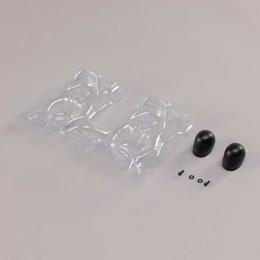 Interior Set with Helmets Clear for 1/10 Baja Rey 2.0 (LOS230136)