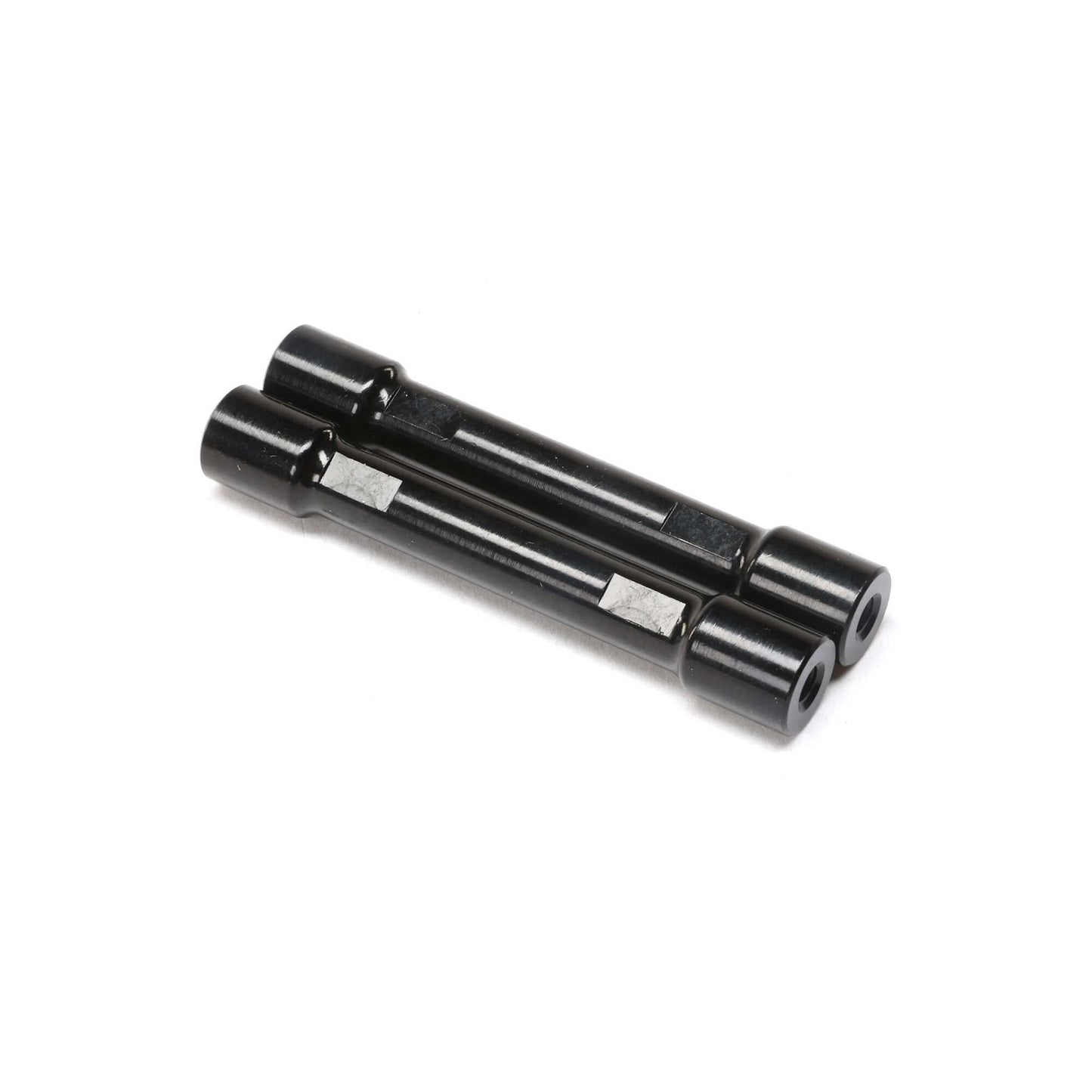 Aluminum Crossbar Upper 4-link Black for TLR Tuned LMT (2-pack) (LOS241075)