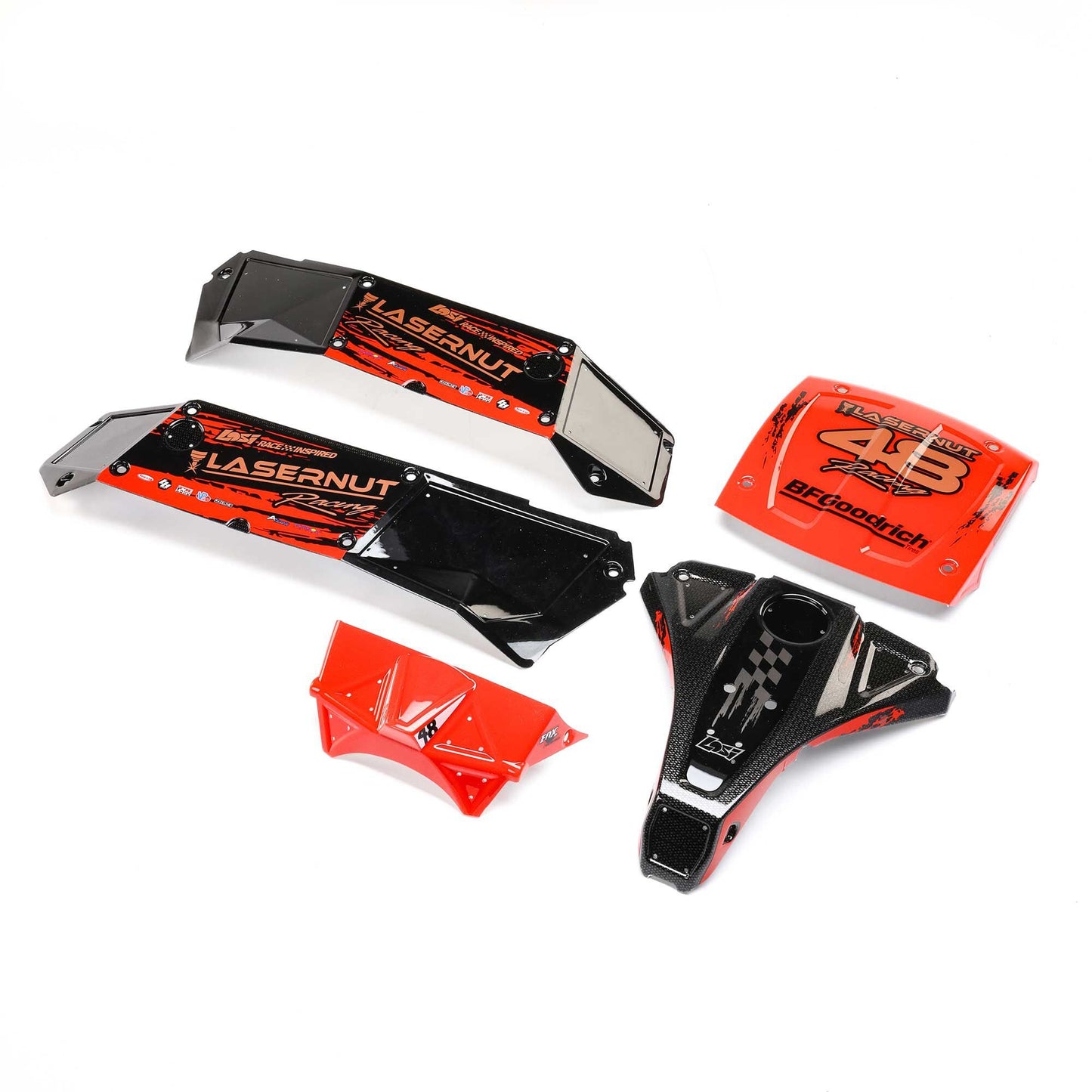 Decorated Panel Set for 1/6 8IGHT-X Super Lasernut 4WD Buggy (LOS250063)