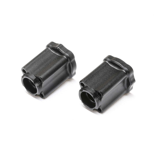 Aluminum Axle Mount Rear 0deg Black for Mini LMT (LOS312009)