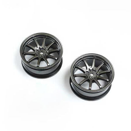 Volk Racing CE28N 54x26mm Gunmetal Front Wheels for V100 (2) (LOS43035)_1