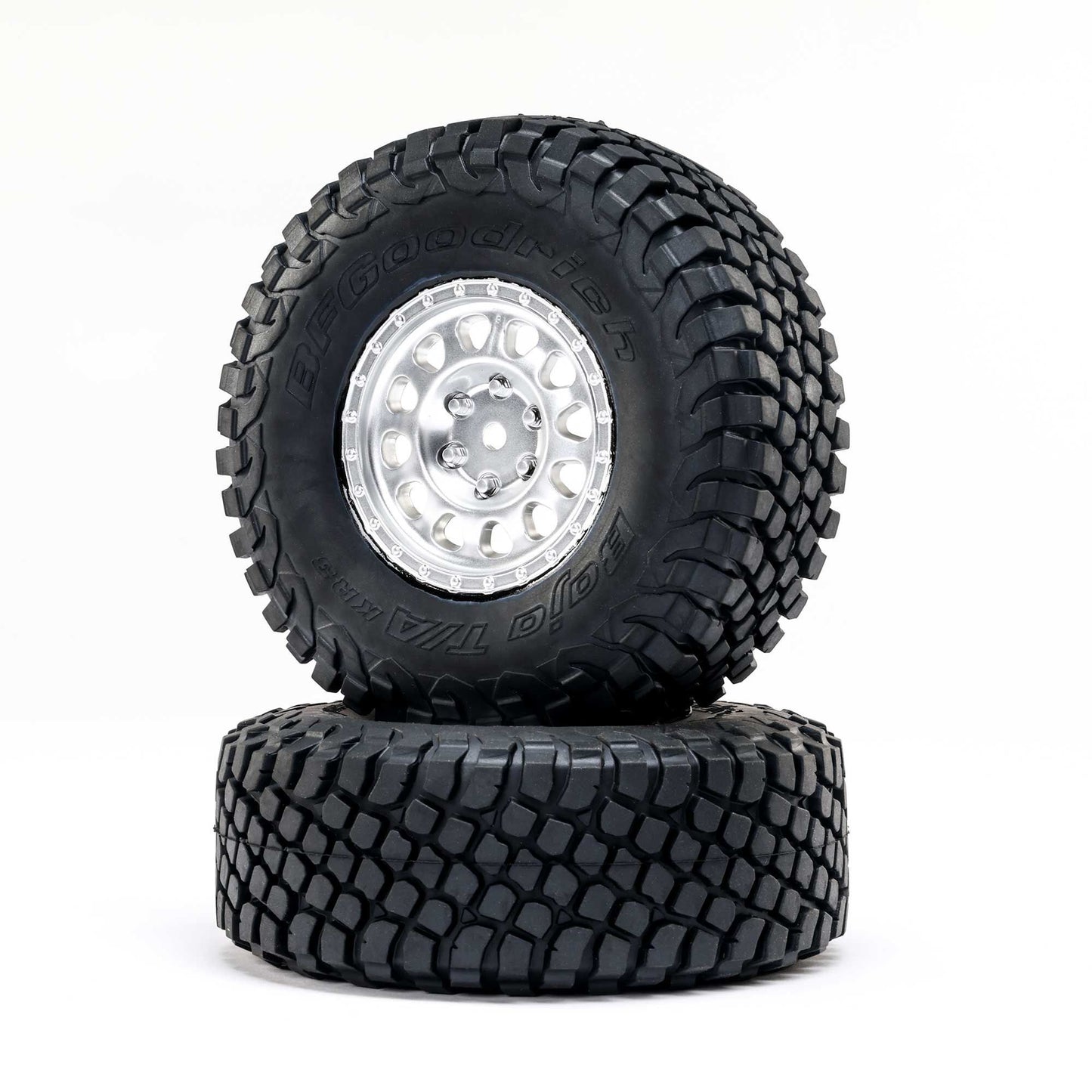 BFG KR3 Front Rear 2.2/3.0 Pre-Mounted Tires for 1/10 Baja Rey 2.0 (LOS43056)