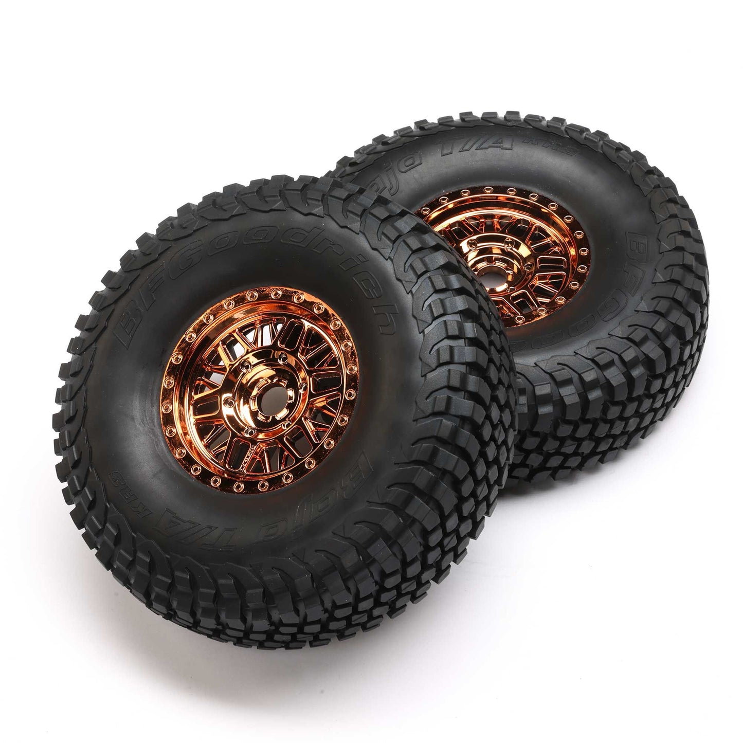 Mounted Wheel and Tire Set for 1/6 8IGHT-X Super Lasernut Buggy (LOS45037)