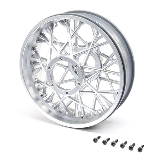 Rear Wheel Set Satin Chrome for Promoto-MX (LOS46003)