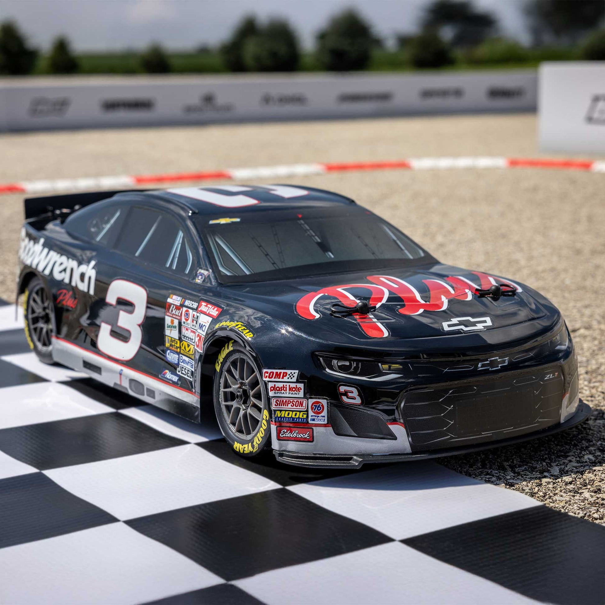 1/12 NASCAR RC Racecar Ready to Run with Battery and Charger (Fantasy Dale Earnheardt #3 GM Goodwrench 2025 Chevrolet Camaro ZL1) (LOSF1122503)_13