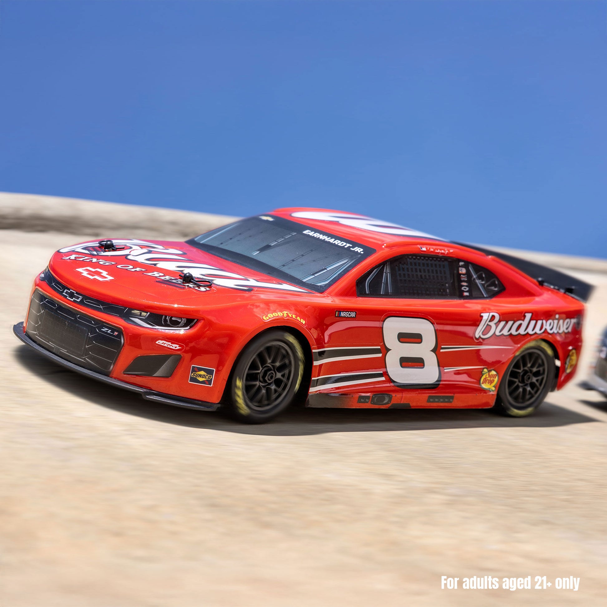 1/12 NASCAR RC Racecar Ready to Run with Battery and Charger (Fantasy Dale Earnheardt #8 Budweiser 2025 Chevrolet Camaro ZL1) (LOSF1122508)_2