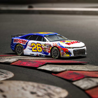 1/12 NASCAR RC Racecar Ready to Run with Battery and Charger (Fantasy Ricky Bobby #26 Wonder Bread 2026 Chevrolet Camaro ZL1) (LOSF1122626)_8