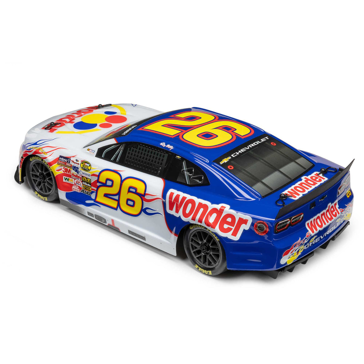 1/12 NASCAR RC Racecar Ready to Run with Battery and Charger (Fantasy Ricky Bobby #26 Wonder Bread 2026 Chevrolet Camaro ZL1) (LOSF1122626)_22