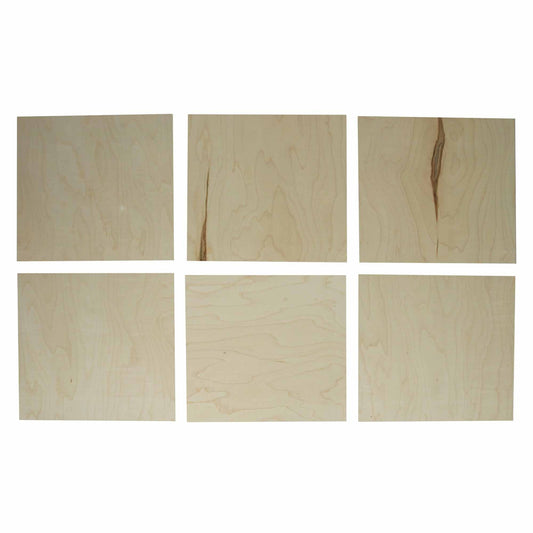 Maple Plywood 6mm (1/4 inch) x 12 x 12 (MID5415)