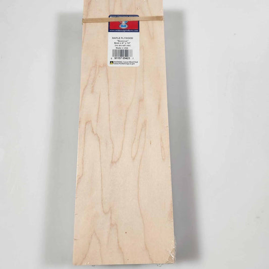 Maple Plywood 9mm (3/8) x 4 x 12 Pack of 3 (MID5423)
