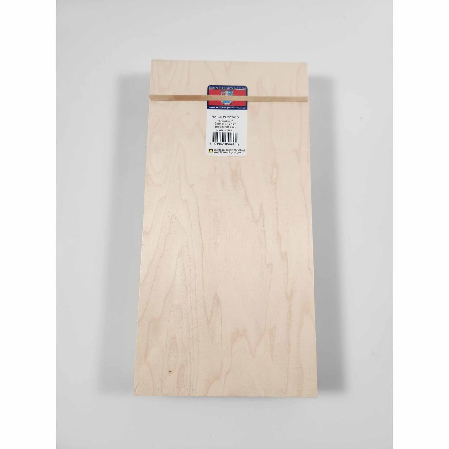 9mm Maple Plywood 6x12 Inches Pack of 3 (MID5424)