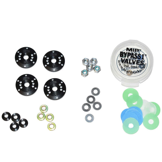 Bypass1 Tapered Hi-Flow Piston Kit 6-Hole x 1.3mm for 1/8th Scale (MIP24400)