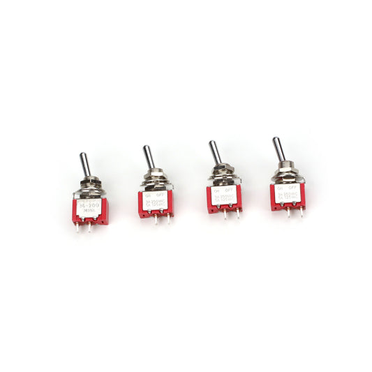 SPST Mini Toggle Switch Set of Four (MNT3620004)